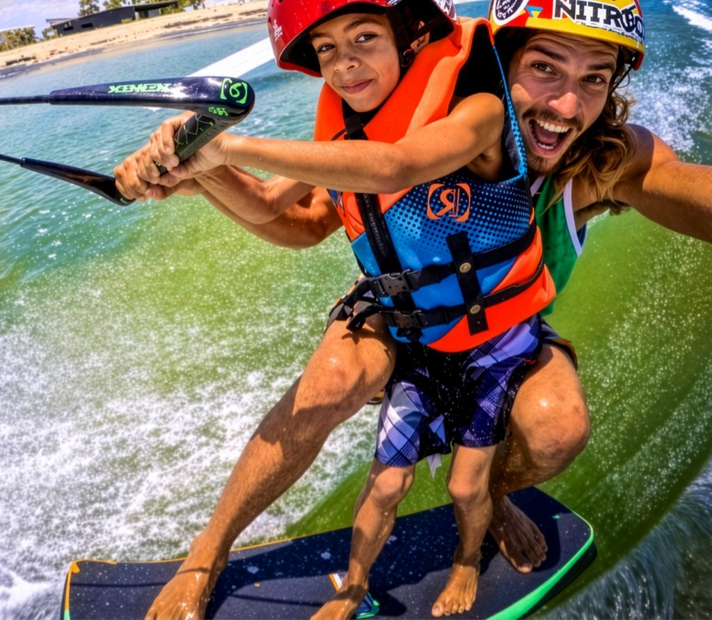 Wakeboarding at Nitro City